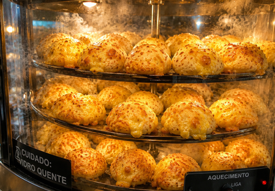 Forno Giratorio Assando Pão De Queijo Na Padaria Padre Liberio Em Nova Serrana