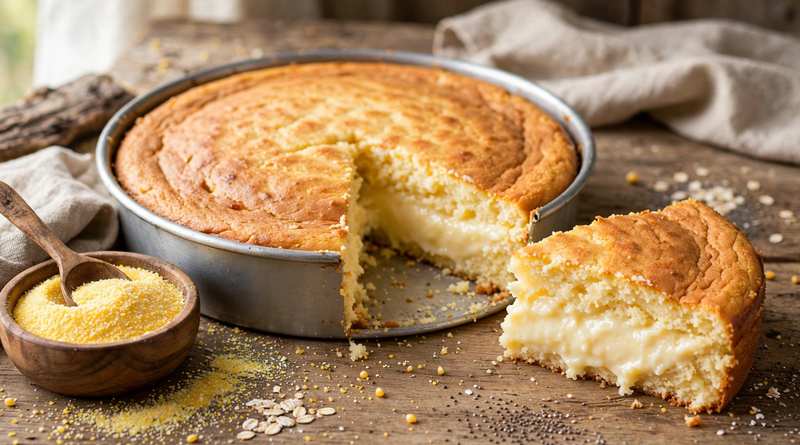 Receita De Bolo De Fubá Cremoso Saudável Fitness